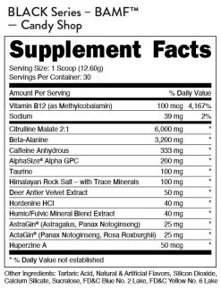 Bucked Up BAMF Black High Stimulant Nootropic Pre Workout -Sports Energy Supplement Shop 3076 1603026124 BU SFP BLACK BAMF CandyShop 2020.08.10.1654705920