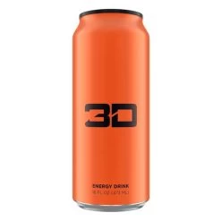 3D Energy Drink -Sports Energy Supplement Shop 3d orange