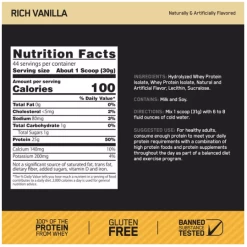Optimum Nutrition Gold Standard 100% Isolate Whey Protein 14 Optimum Nutrition Gold Standard 100% Isolate Whey Protein -Sports Energy Supplement Shop 44V