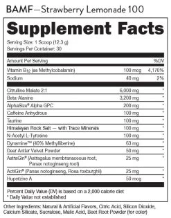 Bucked Up 100 Series Pre Workout -Sports Energy Supplement Shop 6998 BU SFP BAMF 100 StrawberryLemonade 2022.06.14.1661207937