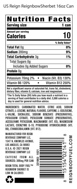 REIGN Energy Drink -Sports Energy Supplement Shop 71QHs2WKWcL. SL1500