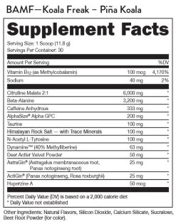 Bucked Up Koala Freak Pre Workout - Calum Von Moger -Sports Energy Supplement Shop 7716 BU SFP BAMF KoalaFreak PinaKoala 2023.01 00.1677732501