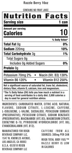 REIGN Energy Drink -Sports Energy Supplement Shop 81LBodv9X5L. SL1500