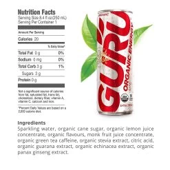 GURU Organic Energy Drink -Sports Energy Supplement Shop 81RscRjRZyS. SL1500