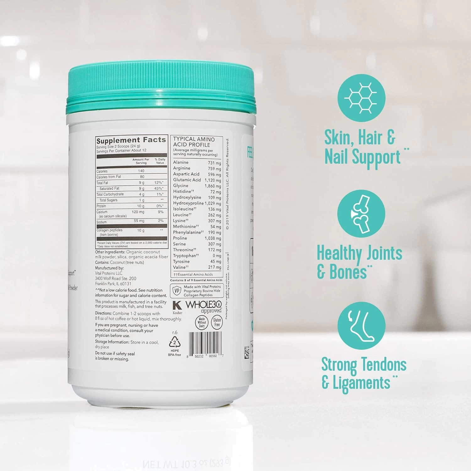 Vital Proteins Collagen Creamer 8 Vital Proteins Collagen Creamer - Image 6