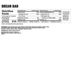 Bucked Up Buck Bars -Sports Energy Supplement Shop 8229 BU NFP BuckBars 12ct DreamBar 2023