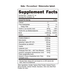 Bucked Up Babe Pre Workout -Sports Energy Supplement Shop 8706 BU Babe PRE WatermelonSplash 2023.07 03 1200px.1697064179