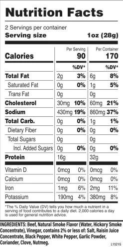 ANIMAL Beef Biltong -Sports Energy Supplement Shop 8R5OK8k