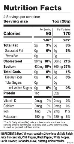 ANIMAL Beef Biltong -Sports Energy Supplement Shop 9aHK 1dk