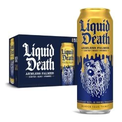 Liquid Death Iced Tea -Sports Energy Supplement Shop ArmlessPalmer