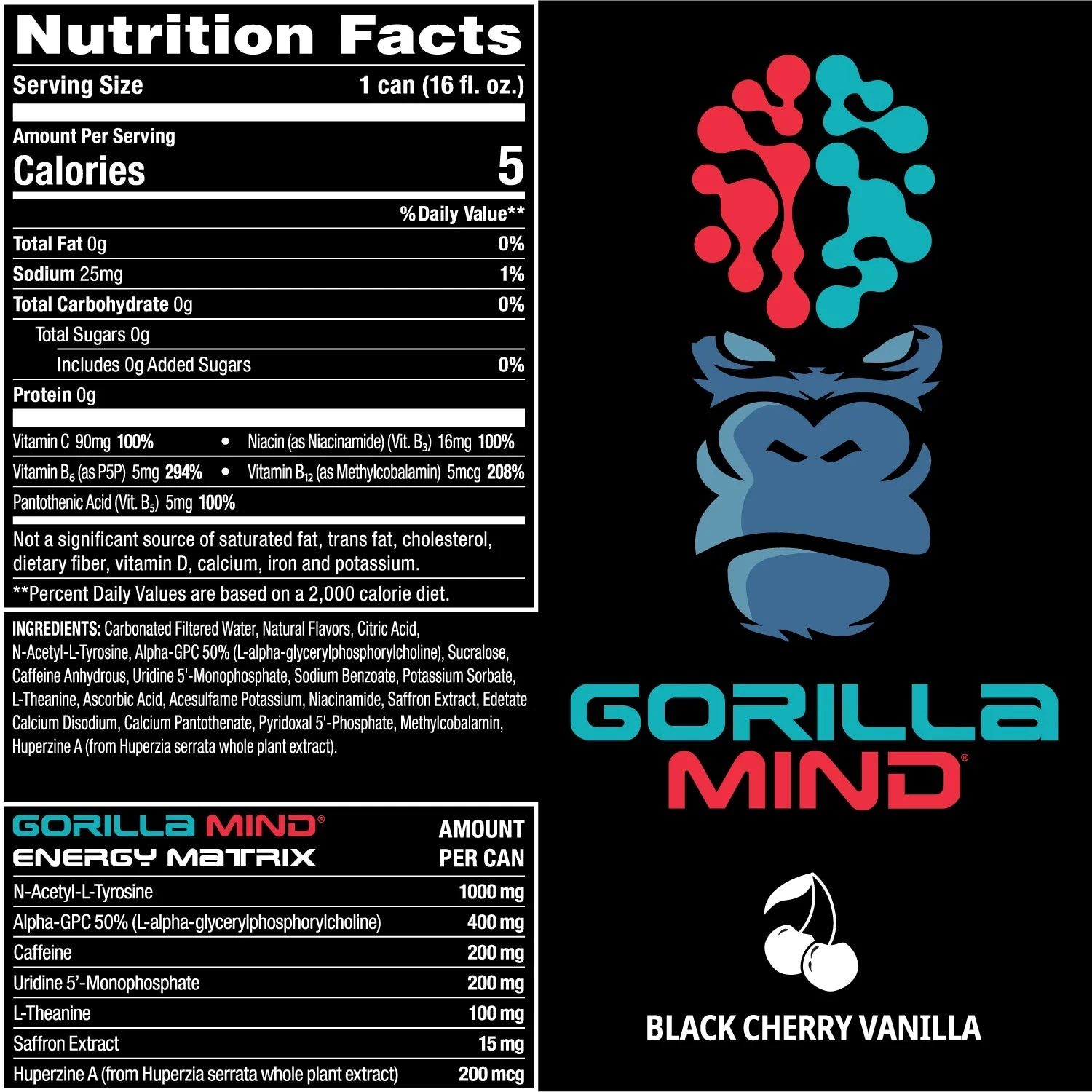 Gorilla Mind Energy Drink 15 Gorilla Mind Energy Drink - Image 13