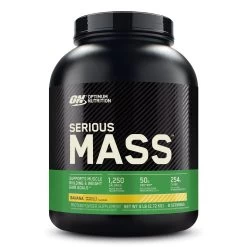Optimum Nutrition Serious Mass Protein -Sports Energy Supplement Shop Banana Serious Mass Weight Gainer Protein by ON Optimum Nutrition