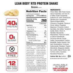 Labrada Lean Body Protein Shake RTD -Sports Energy Supplement Shop Banana 949ebf75 7254 42df 83f3 8b8d8e99d1d6
