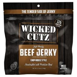 Wicked Cutz Beef Jerky -Sports Energy Supplement Shop BeefJerkyChop
