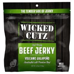 Wicked Cutz Beef Jerky -Sports Energy Supplement Shop BeefJerkyJalapeno