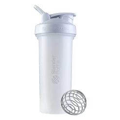 BlenderBottle Classic V2 Shaker Cup -Sports Energy Supplement Shop BlenderBottle Classic 28oz Shaker Cup Supplement Drink Mixer White