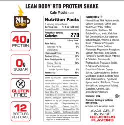 Labrada Lean Body Protein Shake RTD -Sports Energy Supplement Shop CAfeMocha