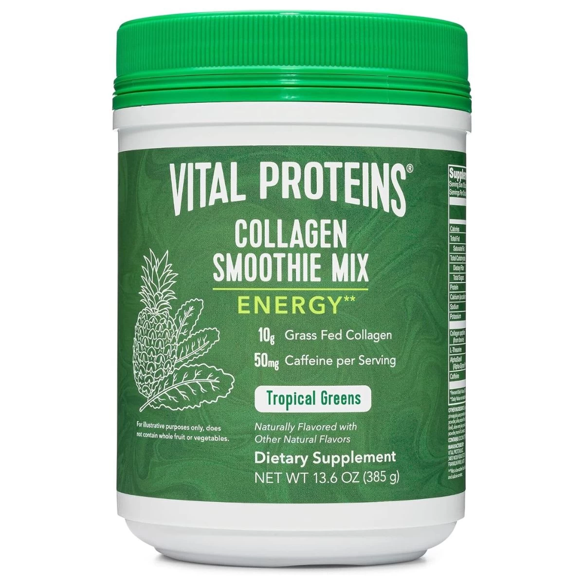 Vital Proteins Tropical Greens Energy Collagen Smoothie Mix 3 Vital Proteins Tropical Greens Energy Collagen Smoothie Mix