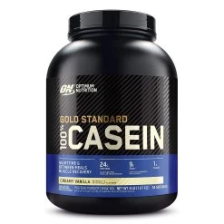 Optimum Nutrition Gold Standard 100% Casein Protein -Sports Energy Supplement Shop Casein Protein by ON Optimum Nutrition Creamy Vanilla