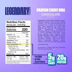 Legendary Foods Protein Sweet Roll -Sports Energy Supplement Shop ChocSR4 1800x1800 50712845 680e 4cab a1b2 c7ed30fb76a9