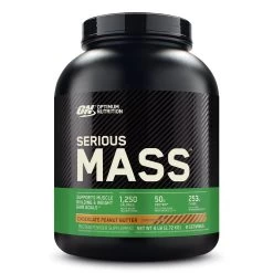 Optimum Nutrition Serious Mass Protein -Sports Energy Supplement Shop Chocolate Peanut Butter Serious Mass Weight Gainer Protein by ON Optimum Nutrition