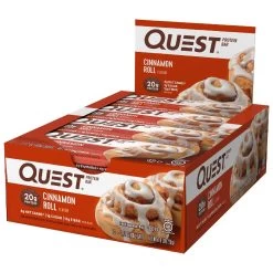 Quest Protein Bars -Sports Energy Supplement Shop Cinnamon
