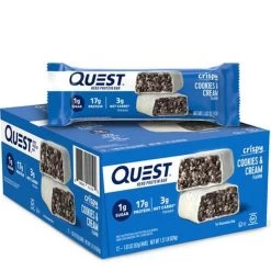 Quest Crispy Hero Protein Bar -Sports Energy Supplement Shop Cookies and Cream Oreo Quest Nutrition Crispy Hero Protein Bar