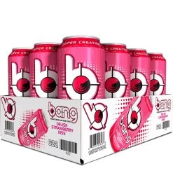 BANG Energy Drink -Sports Energy Supplement Shop Delish Strawberry Kiss NEW BANG ENERGY Flavor