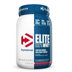 Elite 100% Whey Protein -Sports Energy Supplement Shop Dymatize Elite 100 Whey Strawberry Blast