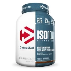 ISO100 Protein -Sports Energy Supplement Shop Dymatize Iso 100 Fudge Brownie 3lbs