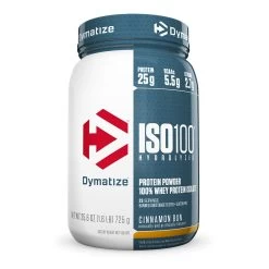 ISO100 Protein -Sports Energy Supplement Shop Dymatize Iso100 Cinnamon Bun 1.6lbs