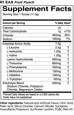 R1 Essential Amino 9 -Sports Energy Supplement Shop EA9 x10Fruit Punch