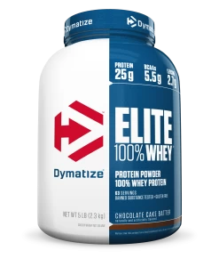 Elite 100% Whey Protein -Sports Energy Supplement Shop EliteWhey 5lb Chocolate Cake Batter