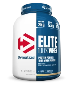 Elite 100% Whey Protein -Sports Energy Supplement Shop EliteWhey 5lb Gourmet Vanilla