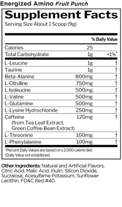 R1 Energized Amino -Sports Energy Supplement Shop Energized Amino Fruit Punch