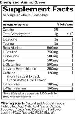 R1 Energized Amino -Sports Energy Supplement Shop Energized Amino Grape