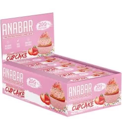 Anabar Protein Packed Candy Bar -Sports Energy Supplement Shop Frosted Strawberry Cupcake Anabar Protein Bar by Final Boss High Protein