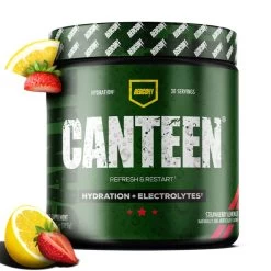 Redcon1 Canteen Hydration + Electrolytes -Sports Energy Supplement Shop Fruitpunch30 34