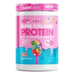 Super Collagen Protein Powder By Obvi -Sports Energy Supplement Shop Fruity Cereal Super Collagen Protein Powder Supplement by OBVI 416415c9 0487 4aca 8673 3d4cf39a42f8