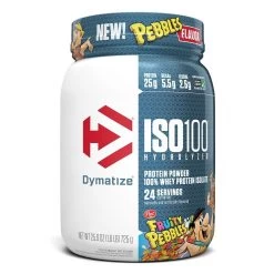 ISO100 Protein -Sports Energy Supplement Shop Fruity Pebbles Cereal Protein by Dymatize ISO100