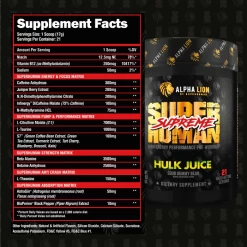 Alpha Lion Superhuman Supreme -Sports Energy Supplement Shop HulkJuice Supreme