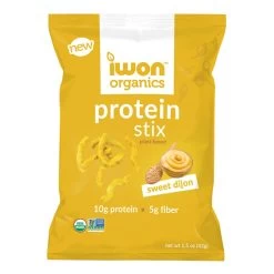 IWON Organics Protein Stix -Sports Energy Supplement Shop IWON Organics Protein Stix High Protein Healthy Snack Sweet Dijon