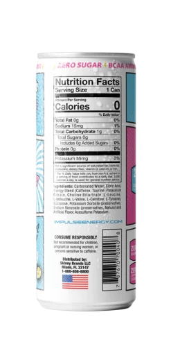 Impulse Energy Drink -Sports Energy Supplement Shop Impulse CottonCandyGrape Back