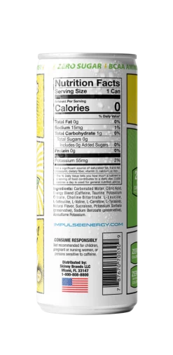 Impulse Energy Drink -Sports Energy Supplement Shop Impulse IsalndMargarita Back