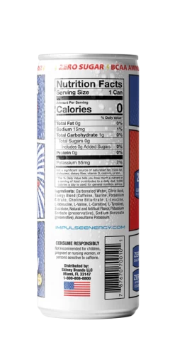 Impulse Energy Drink -Sports Energy Supplement Shop Impulse Original Back