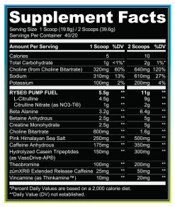 RYSE Godzilla Pre-Workout -Sports Energy Supplement Shop MOnsterberryLime