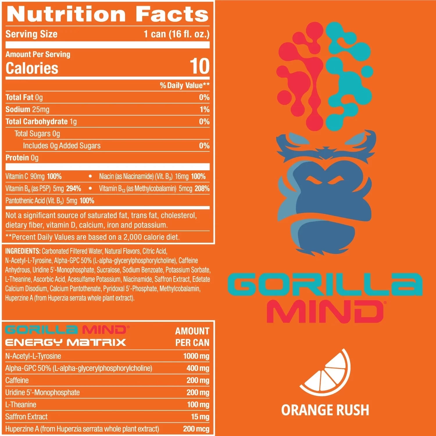 Gorilla Mind Energy Drink 16 Gorilla Mind Energy Drink - Image 14