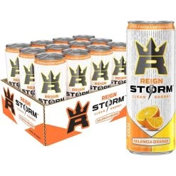 REIGN Storm Energy Drink -Sports Energy Supplement Shop Orange