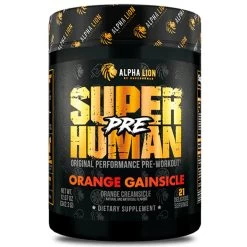 Alpha Lion Super Human Pre-Workout -Sports Energy Supplement Shop OrangeGain