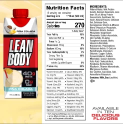 Labrada Lean Body Protein Shake RTD -Sports Energy Supplement Shop Pinacolada